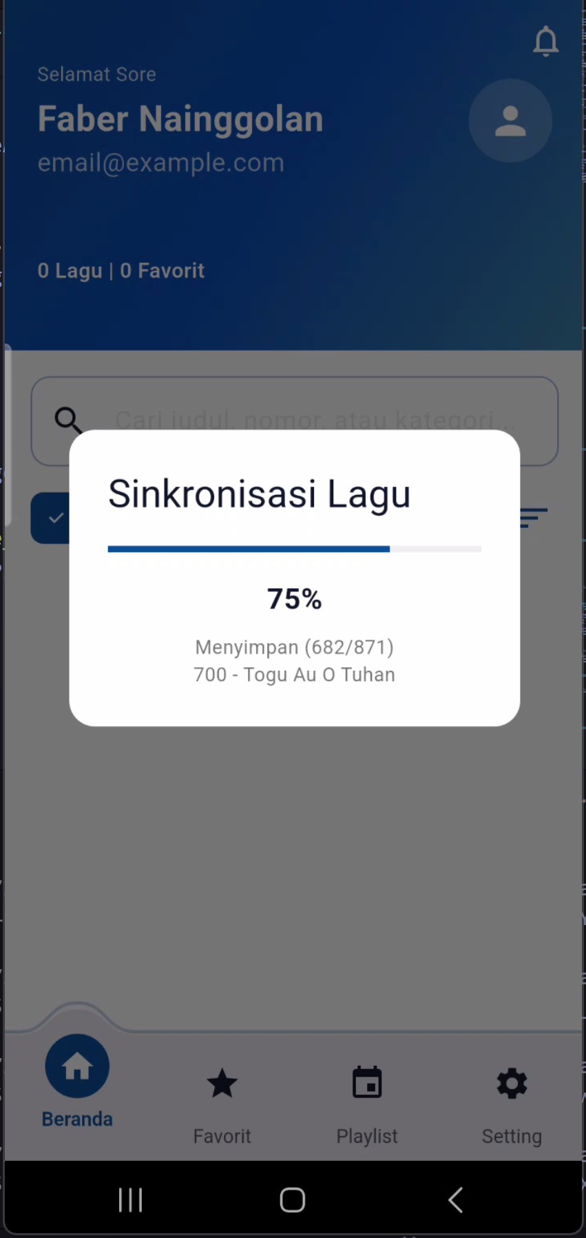 Sinkronisasi Data